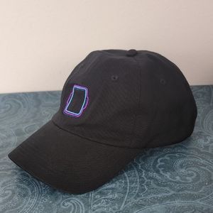 Intel Black Fabric Embroidered Logo Baseball Cap Hat Adjustable